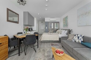 Interior - Modern Studio in Mielno | Balcony, Parking, 700 m to the Beach (Mielno)