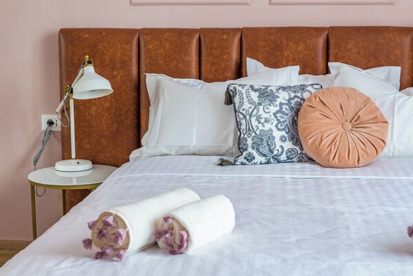 1 غرفة نوم ومكواة/لوح كي وواي فاي وملاءات أسرّة