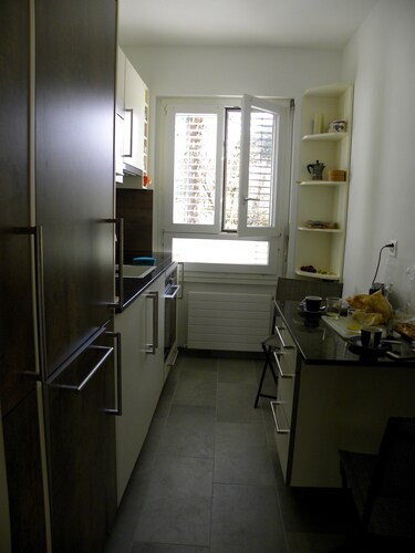Apartment with artistic flair in Ascona, near Lake Maggiore.