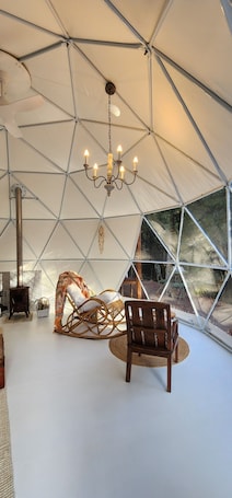 Interior. Solace Dome – Eco-Farmstay Escape in the Hinterland