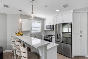 Condo, 2 Bedrooms | Private kitchen | Fridge, oven, coffee/tea maker, toaster - Gulfpoint Condo Unit 2101 2 Bedroom Condo (South Padre Island)