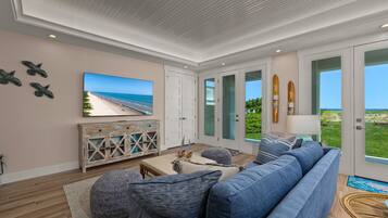 House, 5 Bedrooms | Living area | Smart TV