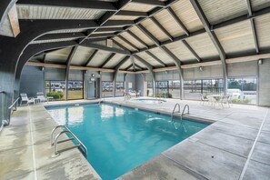 Indoor pool, a heated pool