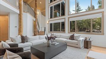 TV, fireplace, table tennis