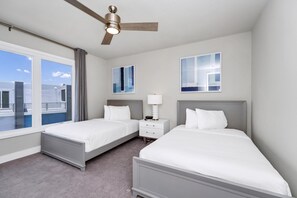 5 bedrooms, in-room safe, iron/ironing board, travel crib