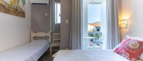 Zweibettzimmer, Balkon