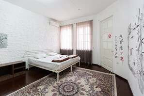 Quadruple Room, Courtyard View | Iron/ironing board, free WiFi