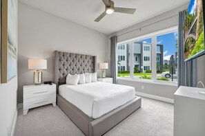 4 dormitorios, caja fuerte, tabla de planchar con plancha