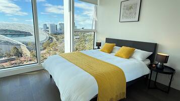 2 slaapkamers, een strijkplank/strijkijzer, gratis wifi, beddengoed