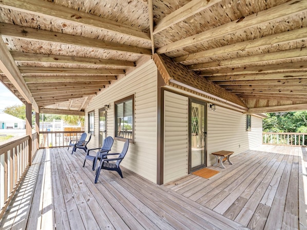 House, Multiple Beds (Dragonfly Deck) | Terrace/patio