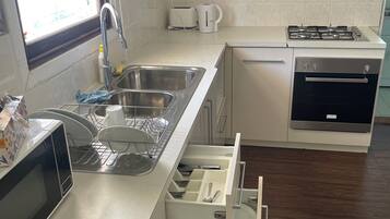 Microwave, oven, stovetop