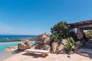 Property grounds - Villa 'S'Incantu' with Sea View, Wi-Fi and Air Conditioning (Portobello)