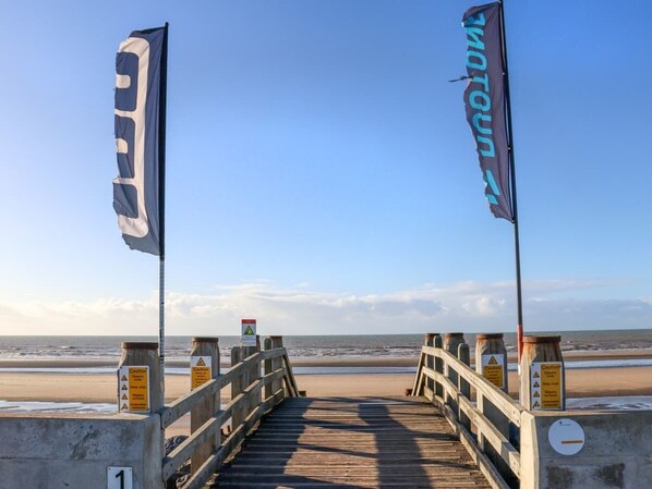 Maison, 3 chambres, fumeur, patio | Plage