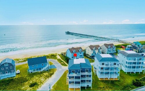 OCEANFRONT,Spa,Elevator,North Topsail Beach NC,King's Paradise