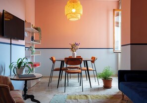 Living area - Arengario Apartment in the historic center of Monza (Monza)