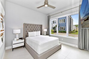 4 bedrooms, in-room safe, iron/ironing board, travel crib