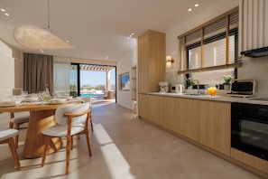 Villa Sokratis LocoLuxe with Private Pool, Sea View | Living area - Sokratis LocoLux Villas & Suites (Hersonissos)