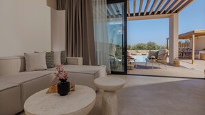 Villa Sokratis LocoLuxe with Private Pool, Sea View (1) | Oppholdsområde