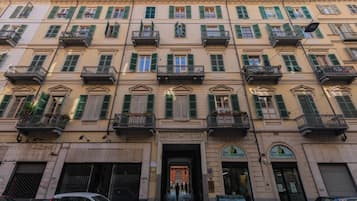 Façana frontal de l'allotjament