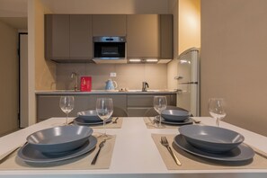 Apartment, 1 Double Bed with Sofa bed, Balcony | Private kitchen | Fridge, microwave, stovetop, dishwasher - Casa Regia by Wonderful Italy (Turin)