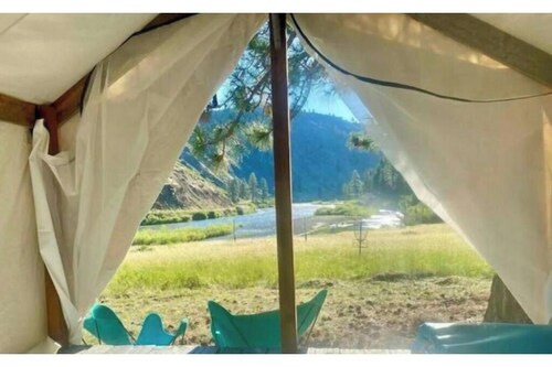 Elderberry tent, Lewis tent, The Ponderosa Tent & Clarke Tent