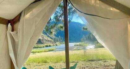 Elderberry tent, Lewis tent, The Ponderosa Tent & Clarke Tent