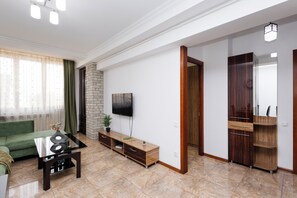 Standard-Apartment, Stadtblick | Wohnbereich