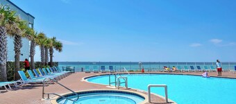 🌊We ♥ Snowbirds-BeachFRONT-Pools+Hot Tub-Tidewater 1506🌊