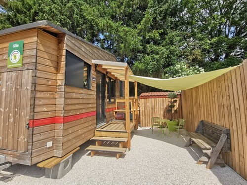 Tiny Home 'La Charmotte' with Private Terrace, Wi-Fi and Air Conditioning