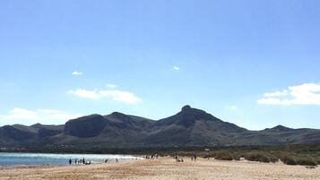 Aan het strand