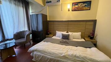 1 makuuhuone, silitysrauta/-lauta, Wi-Fi, vuodevaatteet