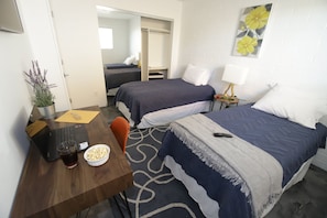 Iron/ironing board, WiFi, bed sheets