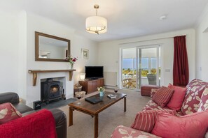 TV, fireplace, DVD player