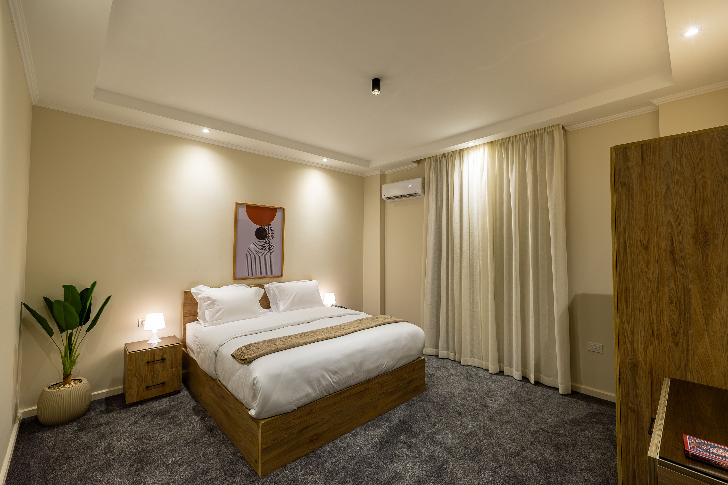 Standard Apartment, Garden View | Blackout drapes, soundproofing, iron/ironing board, free WiFi