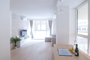 Apartment, City View | Living area