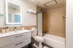 Hair dryer, towels