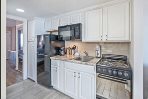 Microwave, oven, stovetop