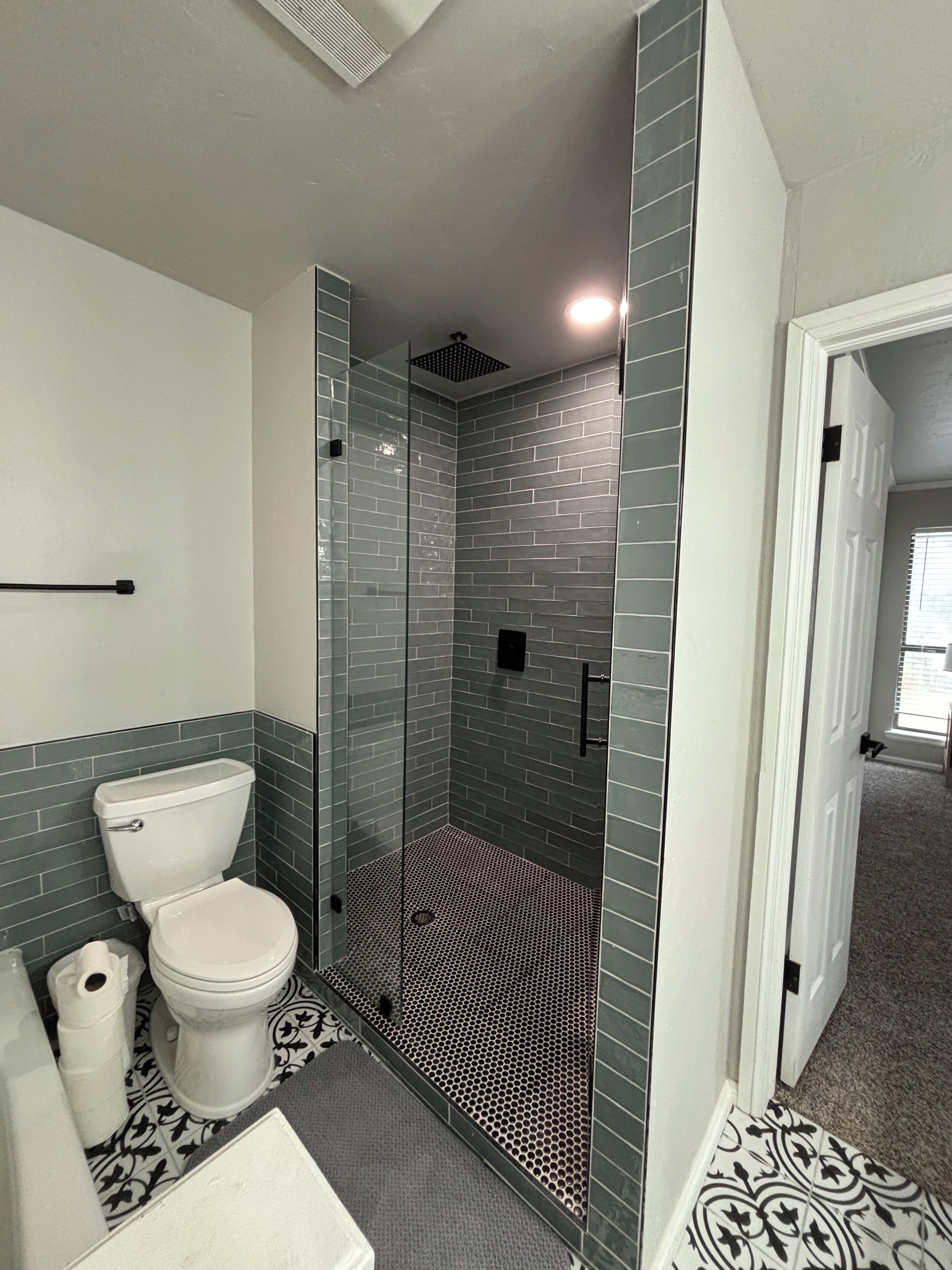 Towels, soap, toilet paper