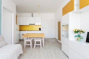 Apartment, City View | Living area | TV