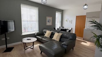 Appartement Confort, vue ville | Coin séjour