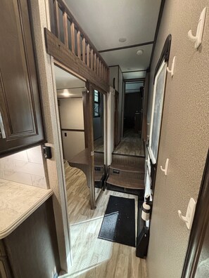 Interior - Luxe All-Season Solitude 5th Wheel at Northern Nights Campground, Higgins Lake (Roscommon)