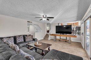 Smart TV, video games, ping pong