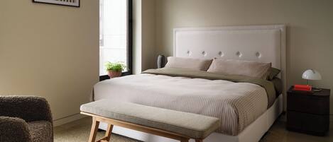 3 chambres, fer et planche Ă repasser, Wi-Fi, literie fournie