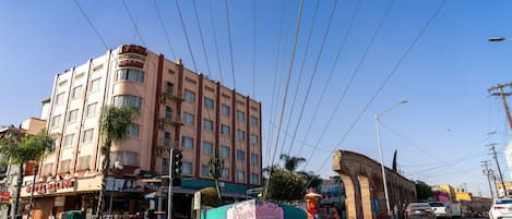 Overnatningsstedets facade