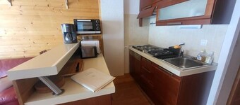 300m from ski slopes, Ground floor, view parking, terrace, parking, tv, ski locker, 29m²