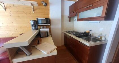 300m from ski slopes, Ground floor, view parking, terrace, parking, tv, ski locker, 29m²