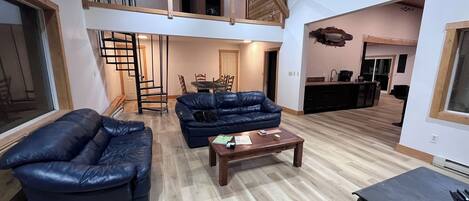 Télévision, cheminée