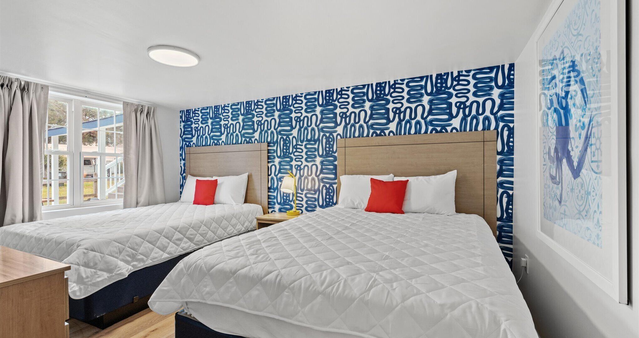 Leilighet, 2 soverom, ikke-røyk, kjæledyr tillatt | Strykejern/-brett og wi-fi (inkludert)