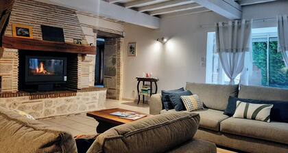 Maison de campagne à Aiguillon, Garden, Terrace, Game room, No pets allowed