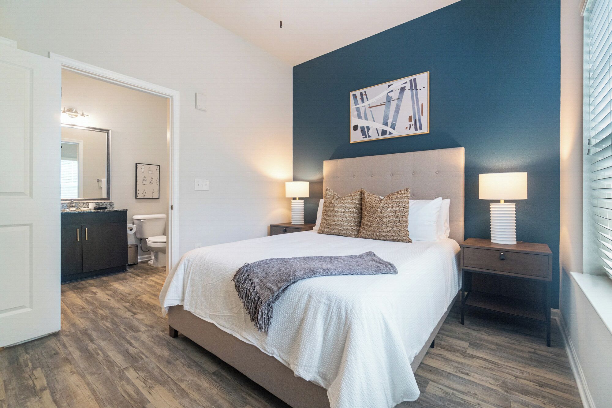 公寓, 1 间卧室 | 特色装修、特色家居、办公桌、笔记本电脑工作 区